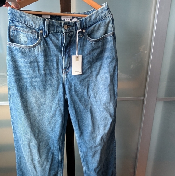 🔖NWT Good American Good 90s Relaxed Fit Mid-rise Baggy Jeans - 10/30 32" Inseam - Picture 10 of 14